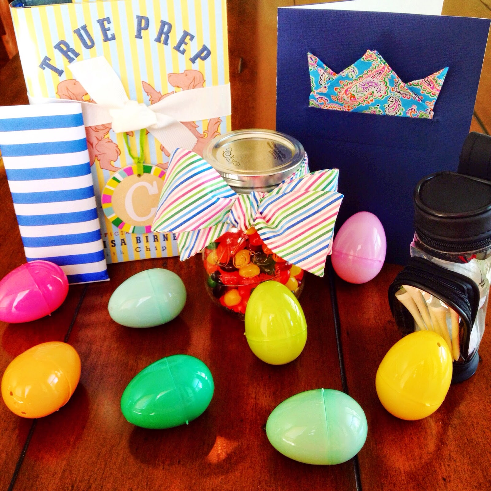 A Perfectly Preppy Easter Basket