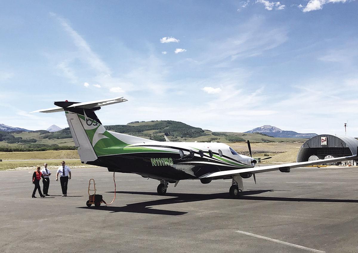 Kathryn's Report First Boutique Air flyers land at Telluride Regional