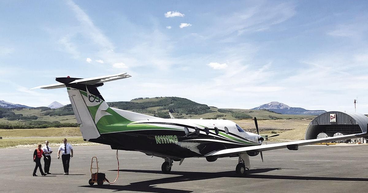Kathryn's Report First Boutique Air flyers land at Telluride Regional