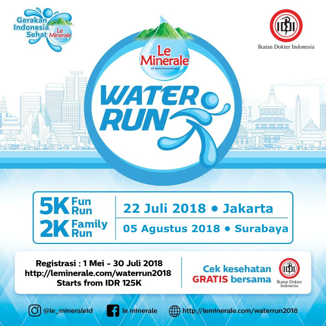 🔍 Le Minerale Water Run • 2018 Le Minerale Water Run • 2018