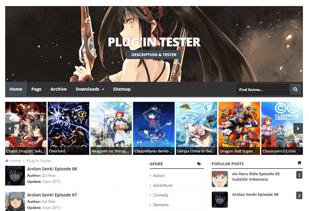 Ryotakun Fanshare Blogger Template Template Truyện tranh Anime cho