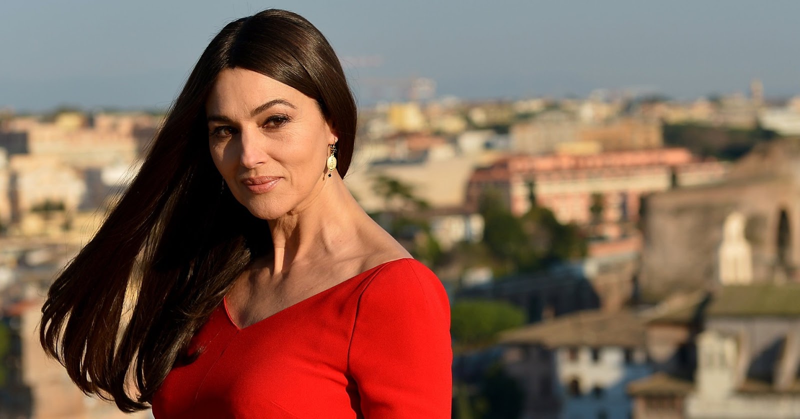 Monica Bellucci Red Dress Photo
