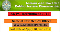 Public Service Commission Recruitment 2017– 371 Medical Officer