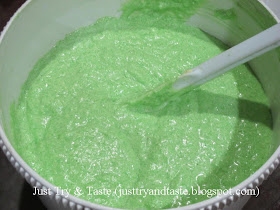 Resep Cake Kukus Kelapa Pandan JTT