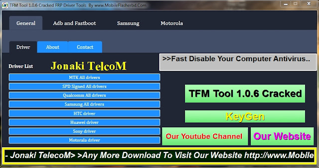 TFM Tool 1.0.6 Cracked Tools NEW UPDATE  By MobileFlasherBD R Jonaki TelecoM