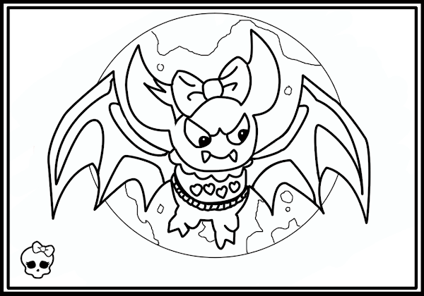 Download 184+ Sir Hoots Pet Of Ghoulia Yelps Monster High Coloring