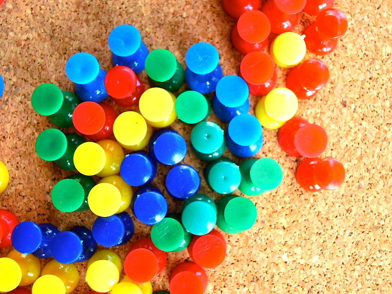 An Elephant a Day Elephant No. 292 PushPin Art