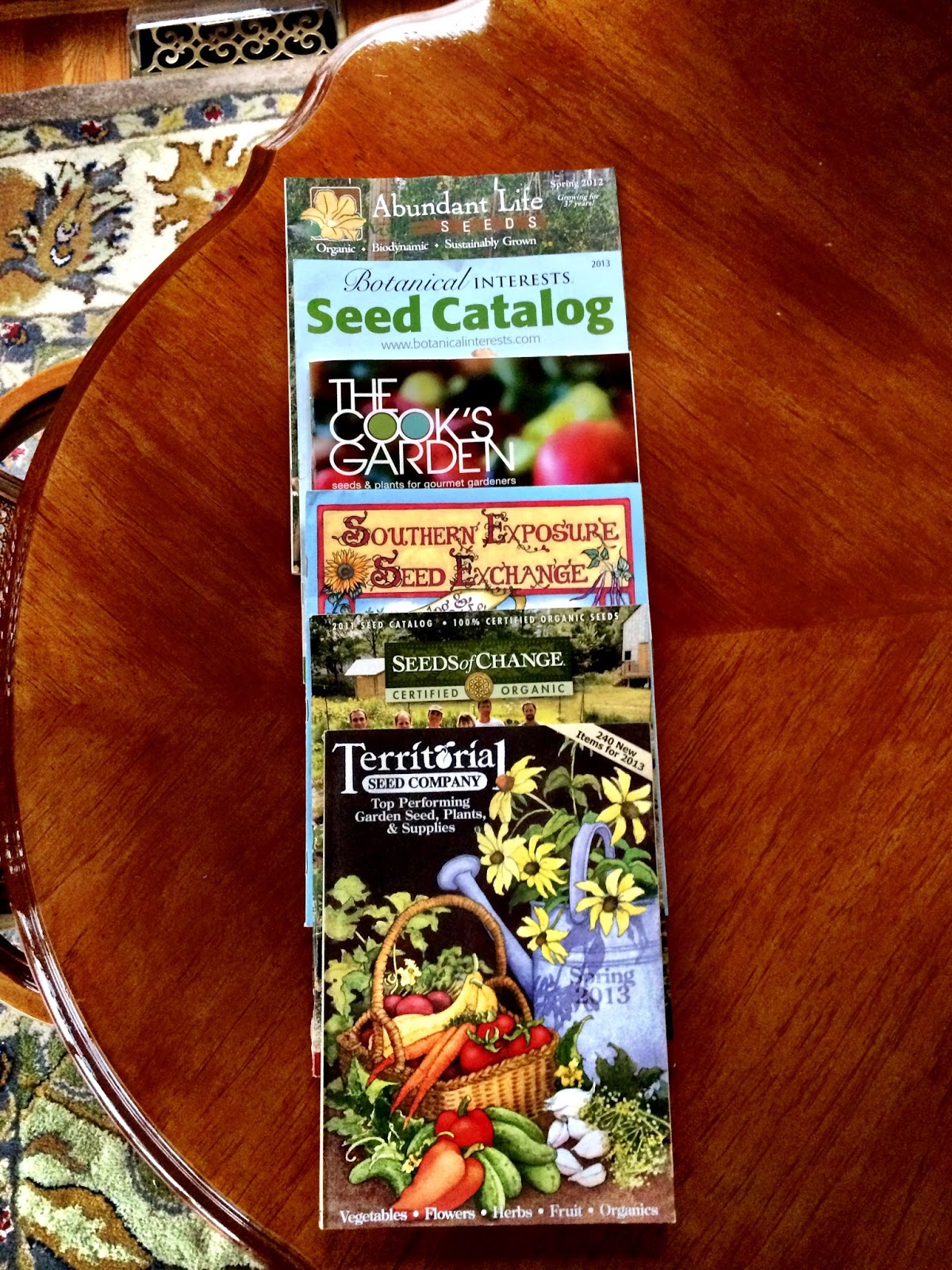 Victory Garden on the Golf Course New seed catalogs are here!