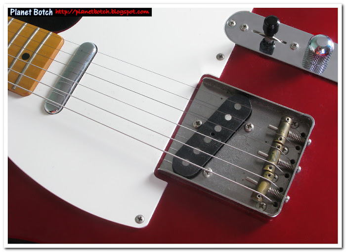 Fender Telecaster bridge plate, scratchplate and pickups