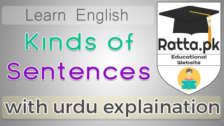 Kinds of English Sentences with Urdu Explanation - Learn English Sentences