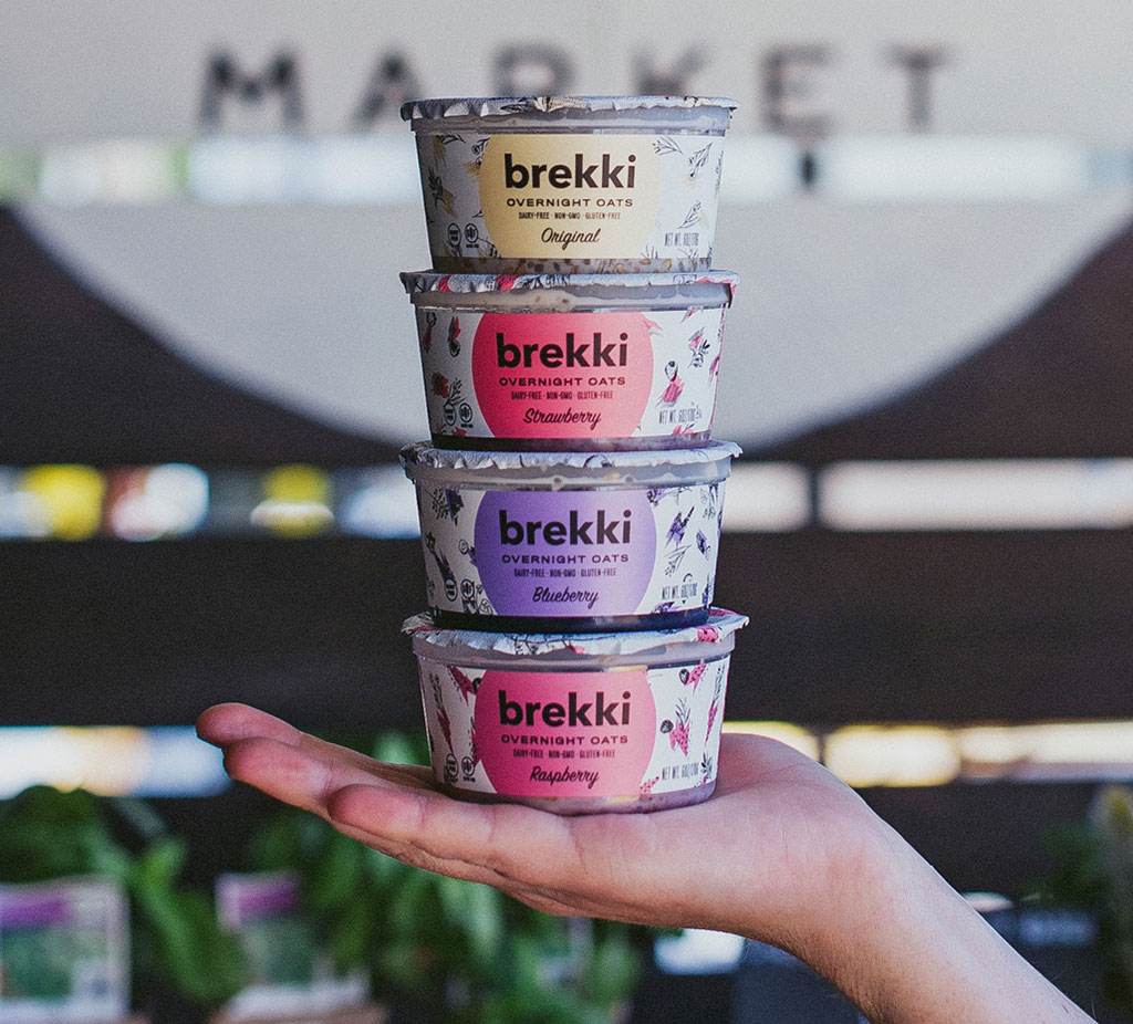 Brekki Overnight Oats Brand Inspirasi Desain Kemasan Packaging - Brekki Overnight Oats Brand