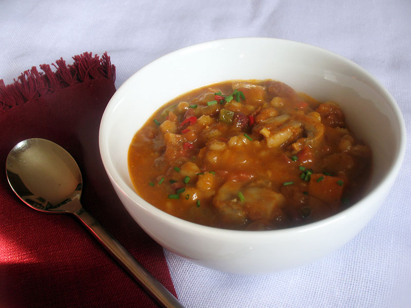 Vegetarian Pumpkin Chili with Azuki Beans, Barley and Mushrooms Lisa's Kitchen Vegetarian