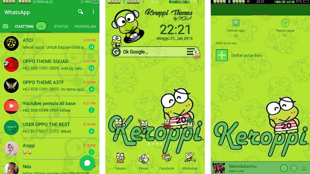Download OPPO (ColorOs) Theme Ceropy Oppo a57