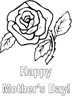 mother coloring pages, flower coloring pages