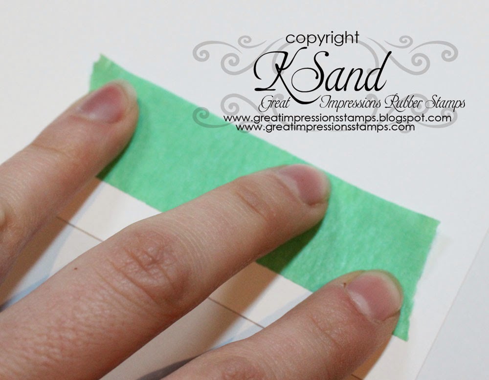 Great Impressions Painter's Tape Technique