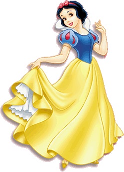 Blancanieves Dibujo de Blancanieves para niños a colores