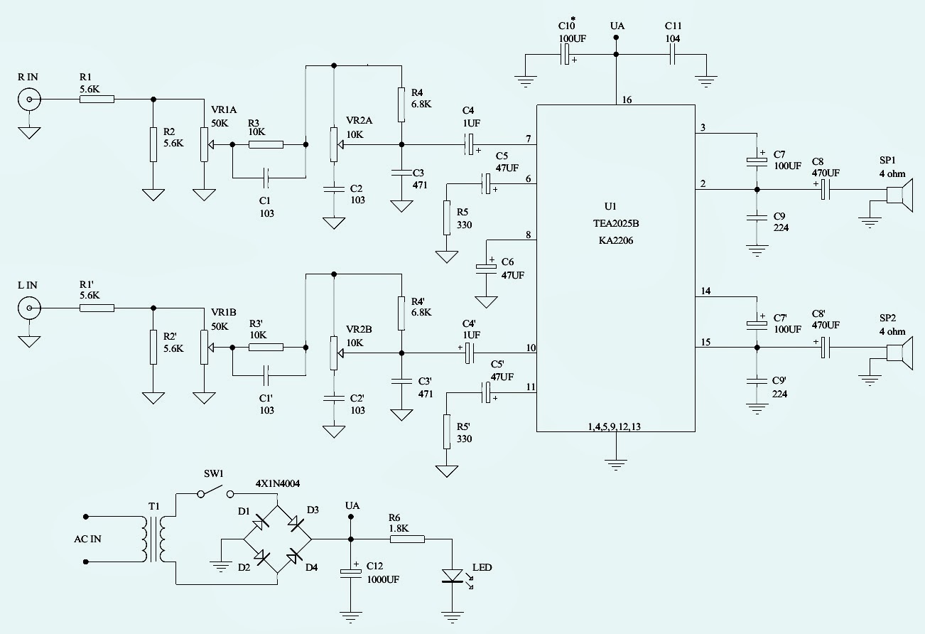 Tea2025b Ic Circuit Diagram Pdf