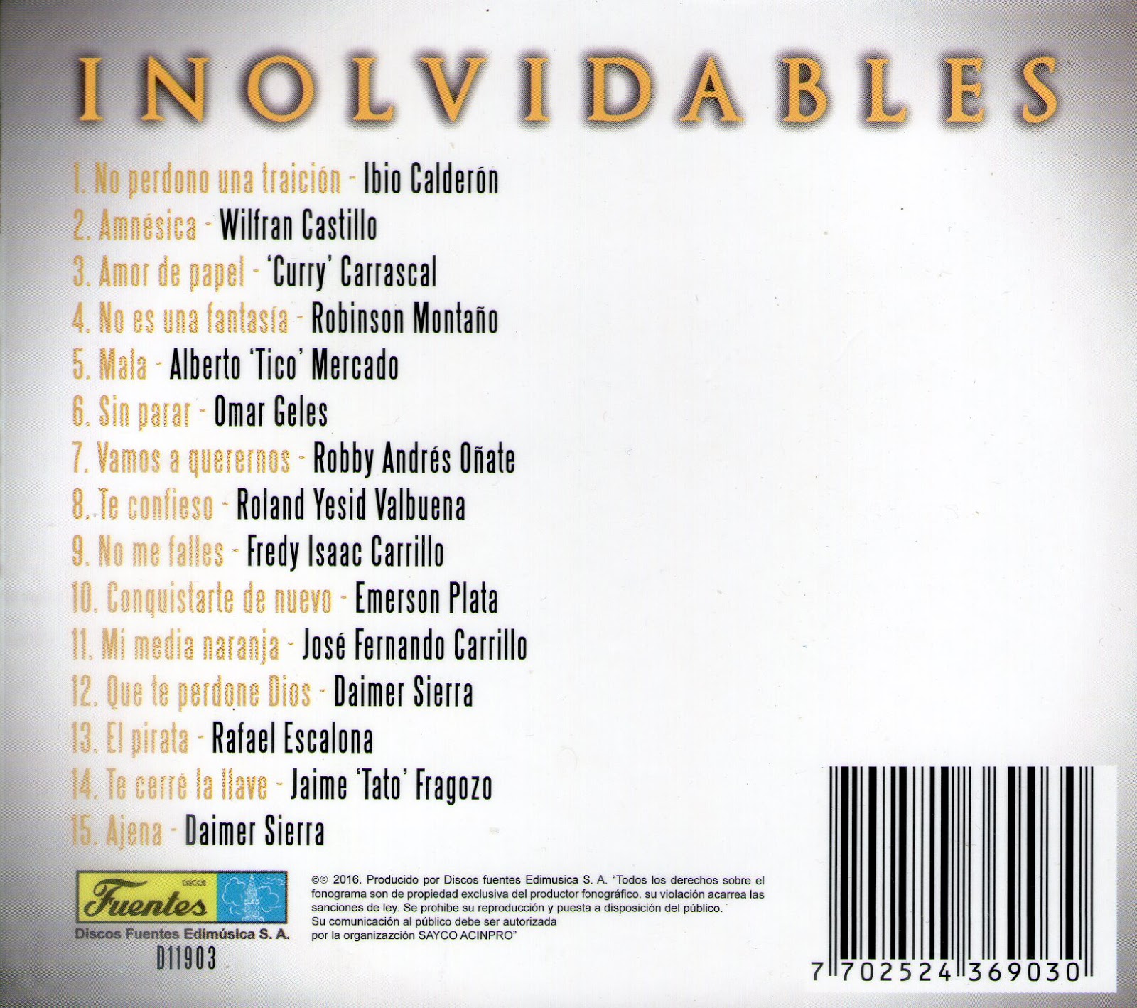 Lurangeltv Ni Tan Tv Nelson Velasquez Inolvidables 2016