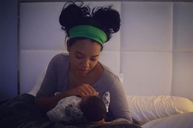 Angela Simmons Gives Birth To A Baby Boy Curlynikki Natural