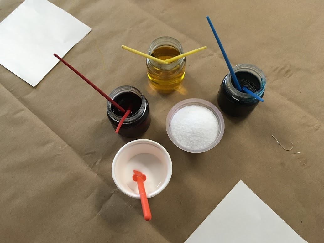 Art & Science Salt, Glue & Food Colouring 3 Year Old and 4 Year Old