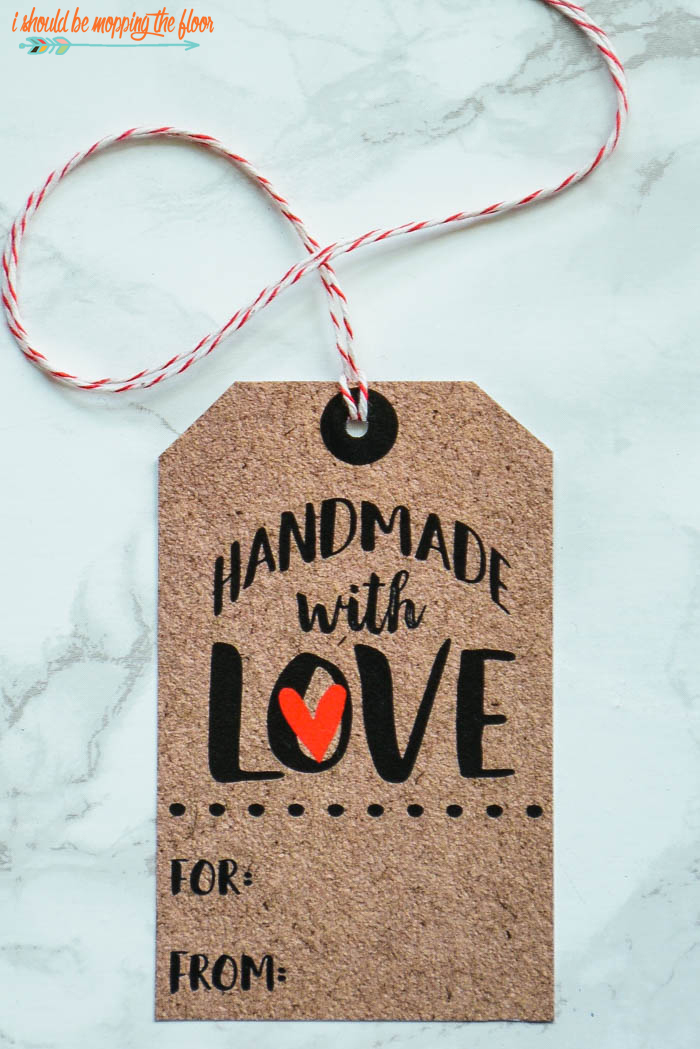 Free printable handmade with love tags  Personalized gift tags printable,  Handmade tags, Free printable gift tags