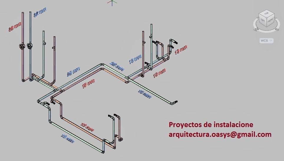 Neuroarquitectura Detalle de una instalación hidráulica