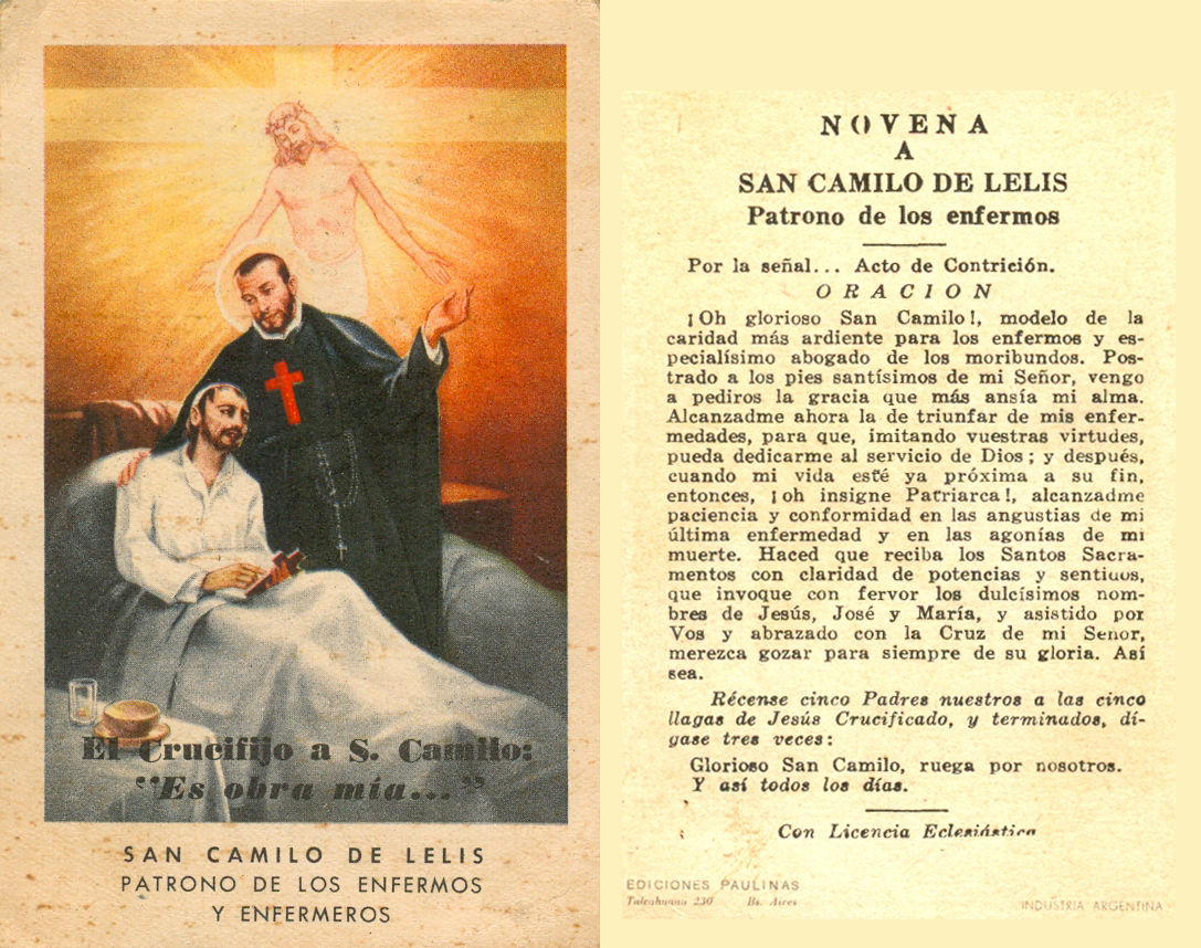 San Camilo de Lelis | Directorio de la Iglesia Católica