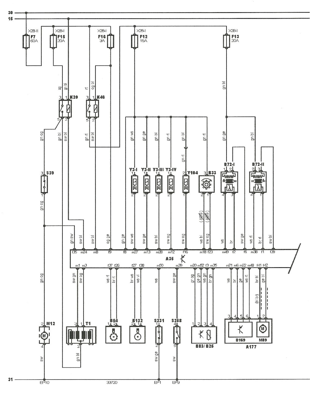 MANUALES DE MECANICA: ESQUEMA ELECTRICO FORD FIESTA 1.6