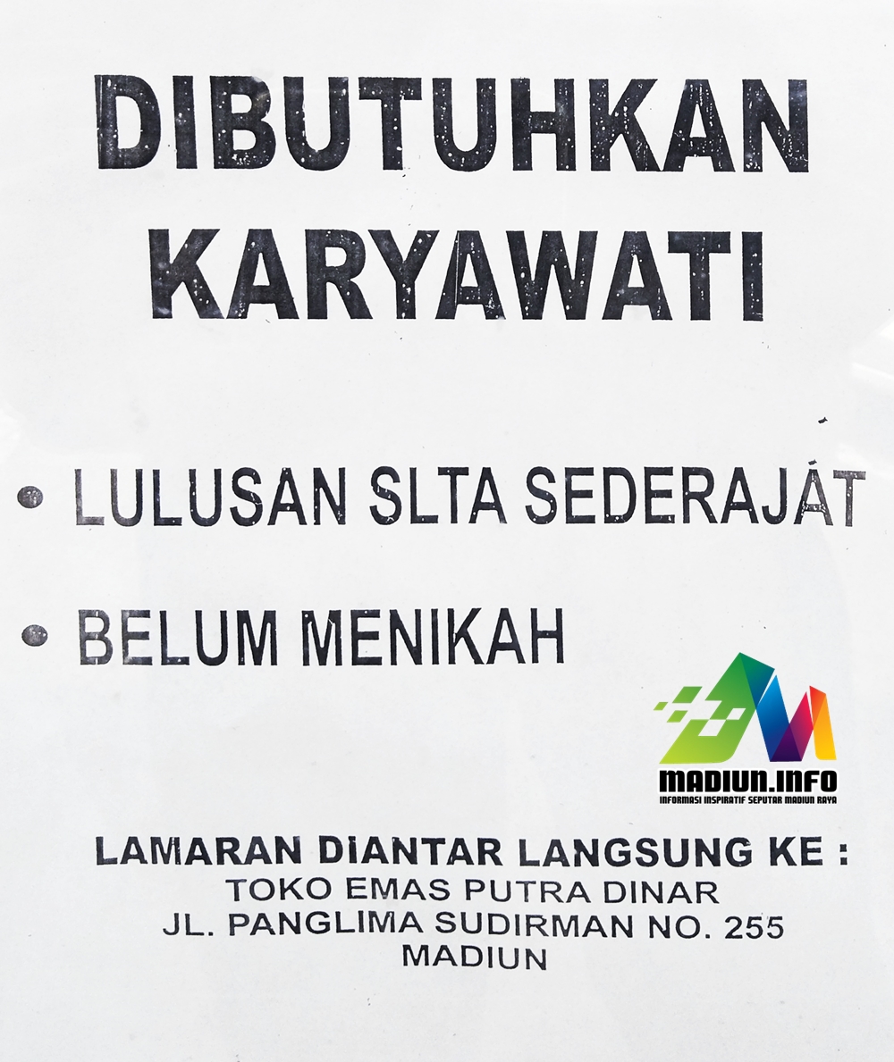 Lowongan Kerja Toko Emas Surabaya : Loker Surabaya 2021 Terbaru Lulusan