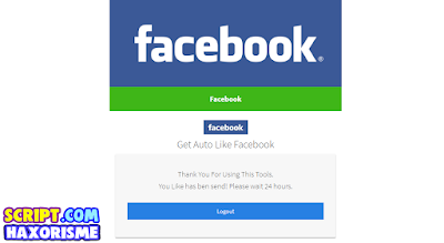 Script Phising Facebook Tampilan Auto Like Terbaru Script Phising Facebook Tampilan Auto Like Terbaru