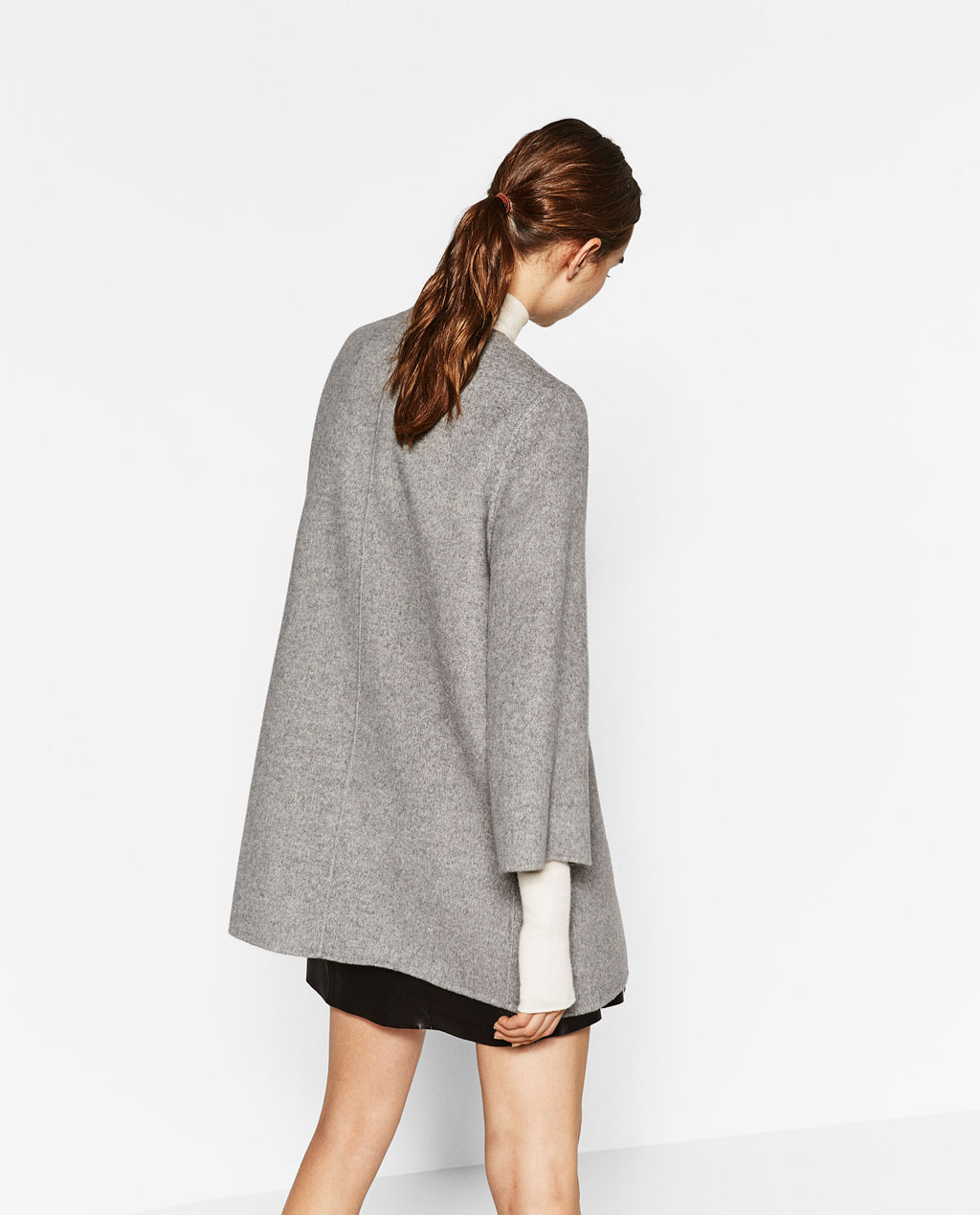 Zara Cape Coat With Hood & Button Coat Zara Online Sale Zara Man