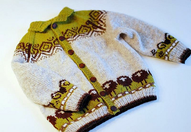 Tailored Cardigan, Child&apos;s Sweater, Free Vintage Crochet Pattern