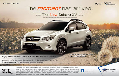 Subaru XV Malaysia Price: RM139,800