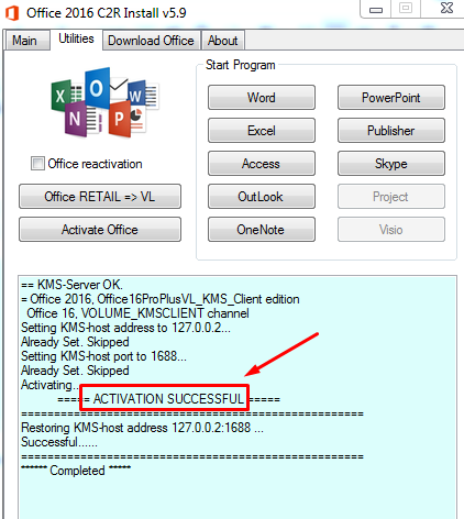 kms activator for microsoft office 2016 crack