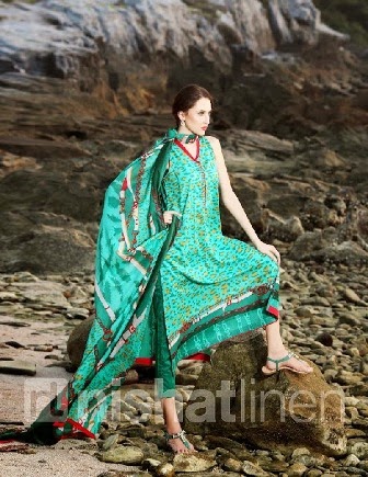 nishat long frocks