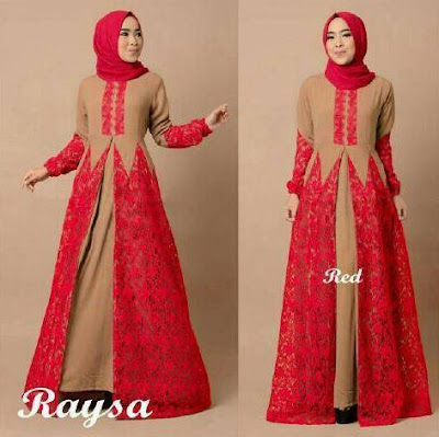 gamis batik kombinasi brokat gamis batik kombinasi brokat