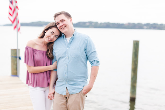 Engagement Photos in Downtown Annapolis and Cape St. Claire by Heather Ryan Photography