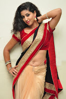 Actress Pavani Hot Saree Photos