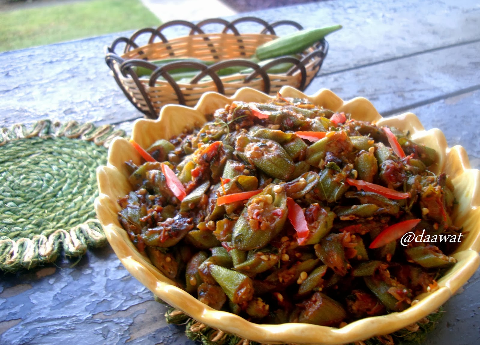 Bhindi Bhaji Okra Fried Indian Style
