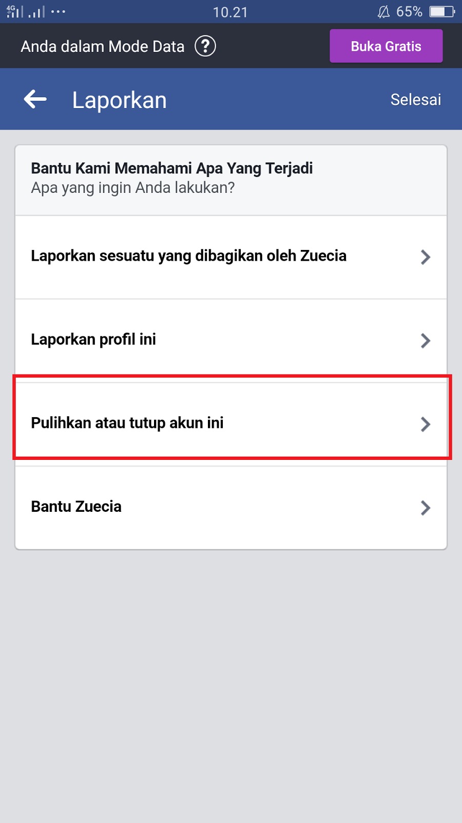 Cara Mem-Block(Menutup/Menghapus) Akun Facebook Lama Yang Lupa Email