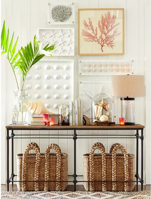 How to Style a Console Table and Wall