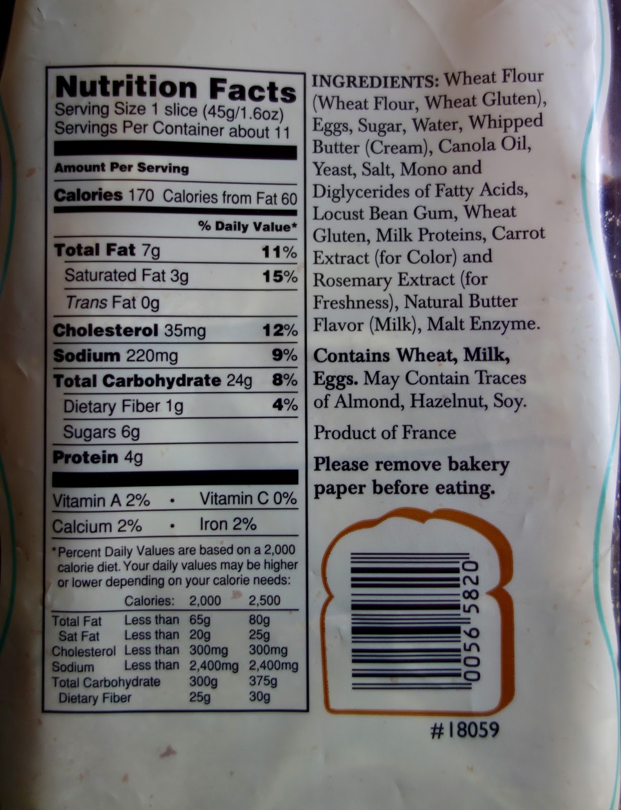 Trader Joe's Sliced French Brioche