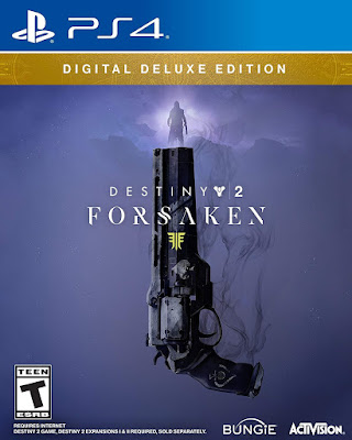 Destiny 2 Forsaken Game Cover Ps4 Digital Deluxe Edition