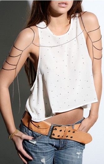 Bodychain - Moda acessório in da estação primavera-verão 2016 Bodychain - Moda acessório in da estação primavera-verão 2016