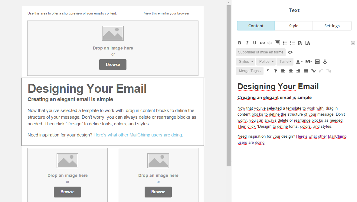 Créer une newsletter avec Mailchimp . Lady Bird Red || http://ladybirdr.blogspot.fr/ Créer une newsletter avec Mailchimp