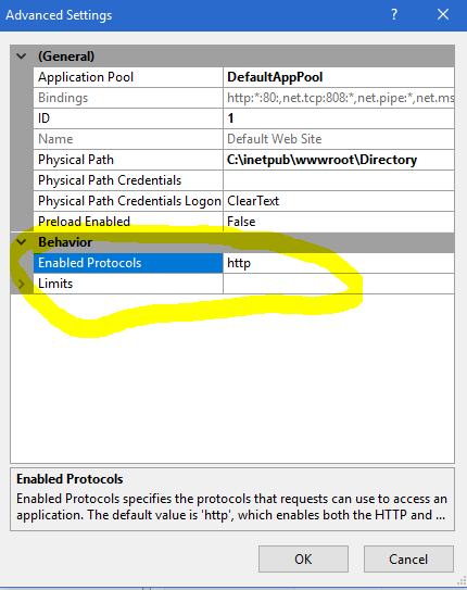 Non HTTP activation in WCF service