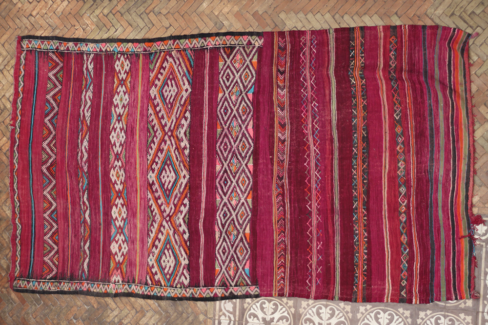 Beautiful rare Moroccan Kilim at Moroccan Berber Carpets