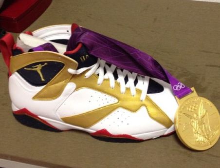 THE SNEAKER ADDICT: 2012 Air Jordan 7 “Olympic Gold” Sneaker