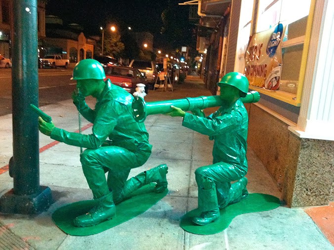 Green Army Men, In Real Life.