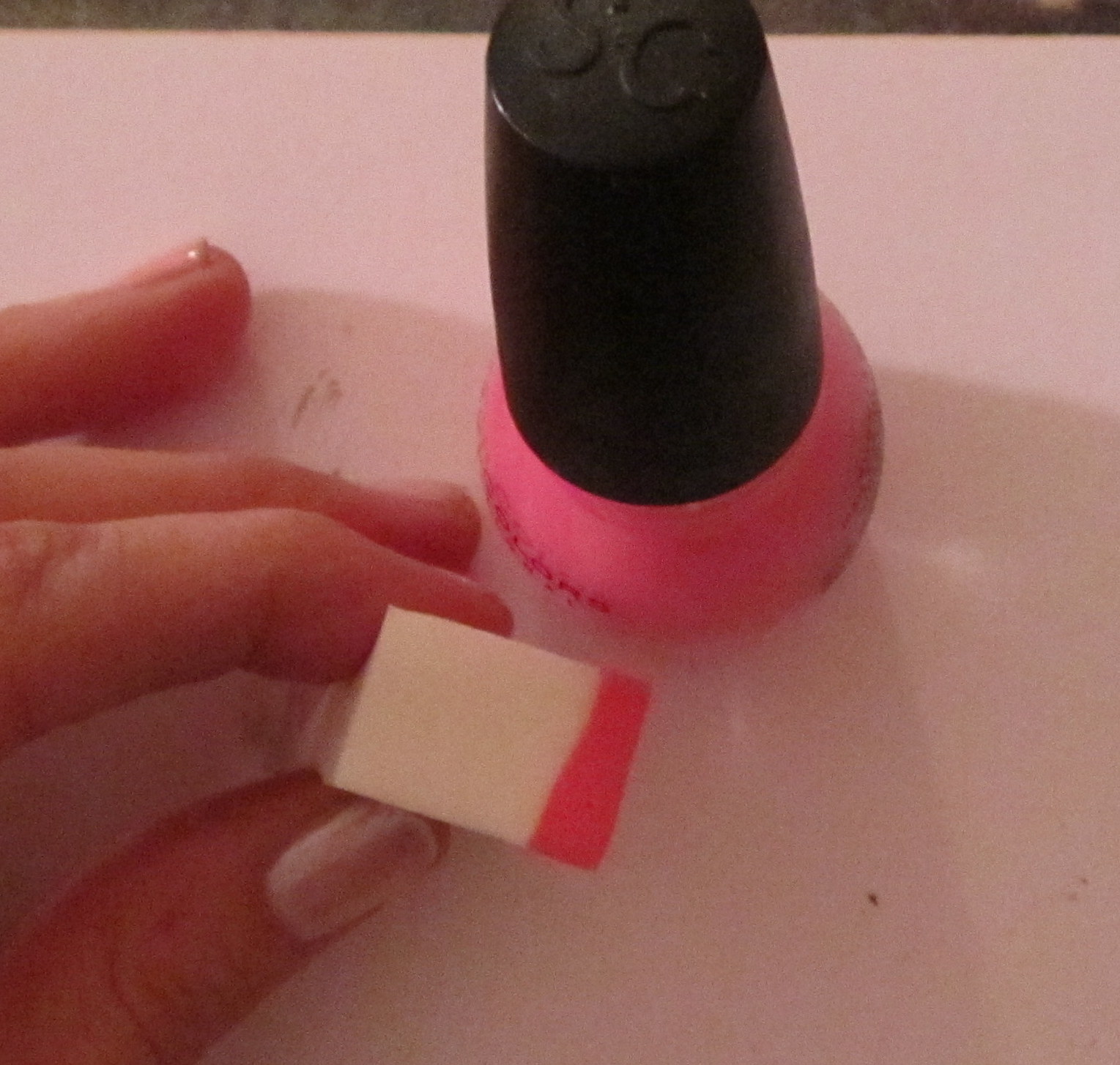 Inspired Xpression: Quick and Easy Color Tip Nails: Ballerina Mani